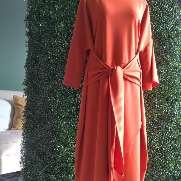 Kimono Sleeve Midi Dress - Picture 3 of 4